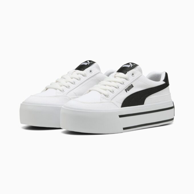 Zapatillas de plataforma vulcanizadas clásicas para mujer de Court Zapatillas de plataforma vulcanizadas clásicas para mujer de Court