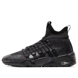Zapatillas de punto NEMEN x Blaze of Glory Knit Mid “Phantom Black”