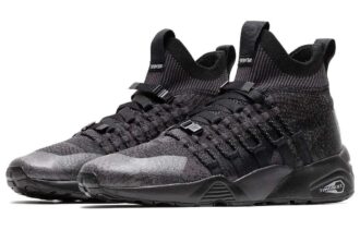 Zapatillas de punto NEMEN x Blaze of Glory Knit Mid “Phantom Black”