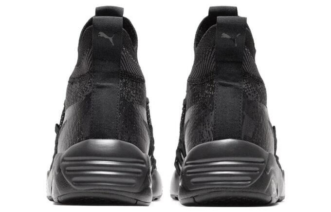 Zapatillas de punto NEMEN x Blaze of Glory Knit Mid “Phantom Black”