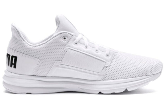 Zapatillas de running bajas Enzo Street blancas y negras
