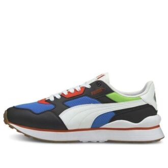 Zapatillas de running bajas R78 Futr en negro, blanco y azul