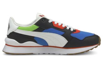 Zapatillas de running bajas R78 Futr en negro, blanco y azul