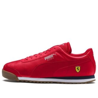 Zapatillas de running bajas Scuderia Ferrari Roma rojas