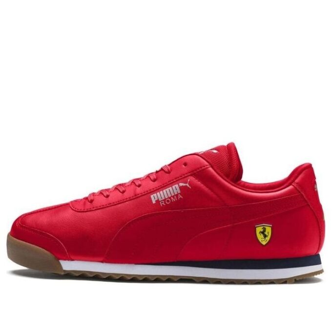 Zapatillas de running bajas Scuderia Ferrari Roma rojas