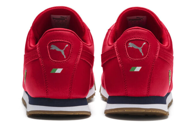 Zapatillas de running bajas Scuderia Ferrari Roma rojas