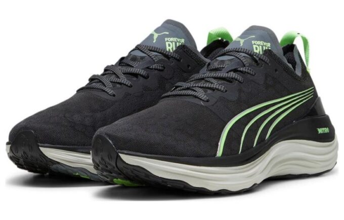 Zapatillas de running ForeverRun NITRO “Negro Verde”