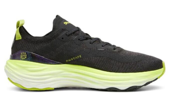 Zapatillas de running ForeverRun NITRO “Negro Verde Solar”