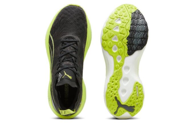 Zapatillas de running ForeverRun NITRO “Negro Verde Solar”