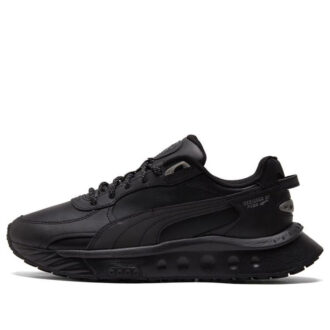 Zapatillas de running negras reflectantes Wild Rider