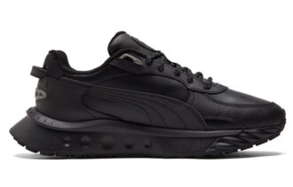 Zapatillas de running negras reflectantes Wild Rider