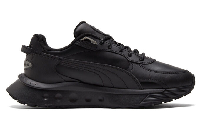 Zapatillas de running negras reflectantes Wild Rider