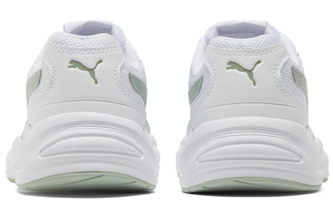 Zapatillas de running Nu Wave de los 90 en blanco, gris y verde