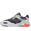 Zapatillas de running X-Ray Millenium en blanco, negro y naranja