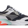 Zapatillas de running X-Ray Millenium en blanco, negro y naranja