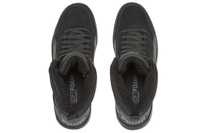 Zapatillas de skate altas Rebound Street negras