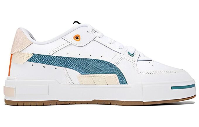 Zapatillas de skate “Blanco Marrón Verde”