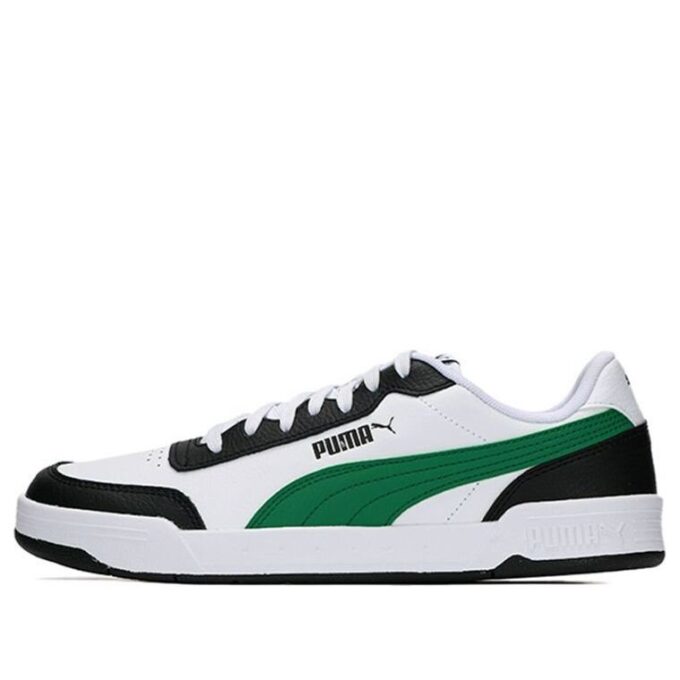 Zapatillas de skate Caracal ligeras, resistentes al desgaste y de caña baja, informales, unisex, blancas y verdes