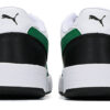 Zapatillas de skate Caracal ligeras, resistentes al desgaste y de caña baja, informales, unisex, blancas y verdes