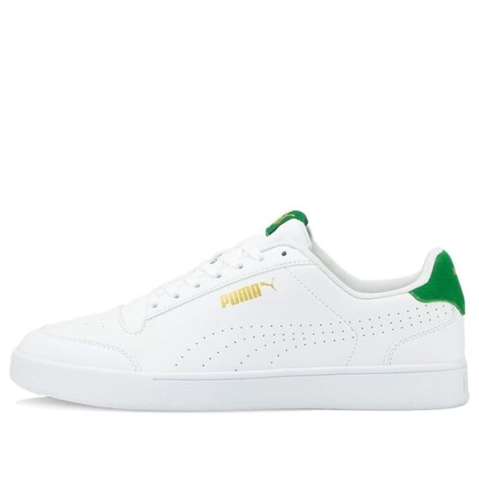 Zapatillas de skate casuales Shuffle Perf unisex blancas y verdes
