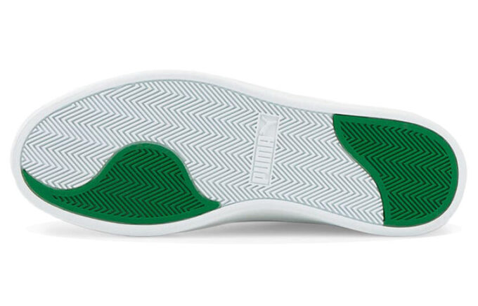 Zapatillas de skate casuales Shuffle Perf unisex blancas y verdes