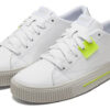 Zapatillas de skate informales Ever Low Top, unisex, blancas y amarillas, “Blanco, amarillo y gris”