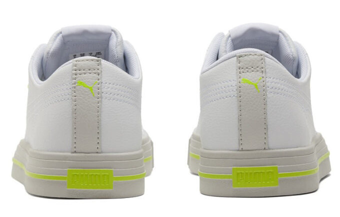 Zapatillas de skate informales Ever Low Top, unisex, blancas y amarillas, “Blanco, amarillo y gris”