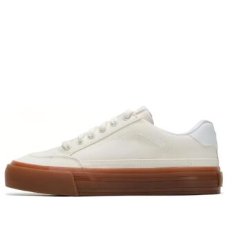 Zapatillas de skateboarding Capris de cuero “Blancas”