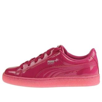 Zapatillas de tabla Basket Patent Iced Glit Leisure K Pink