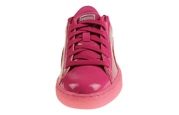 Zapatillas de tabla Basket Patent Iced Glit Leisure K Pink
