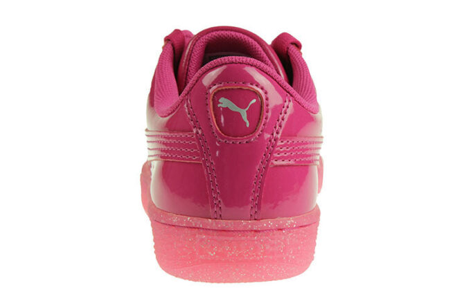 Zapatillas de tabla Basket Patent Iced Glit Leisure K Pink