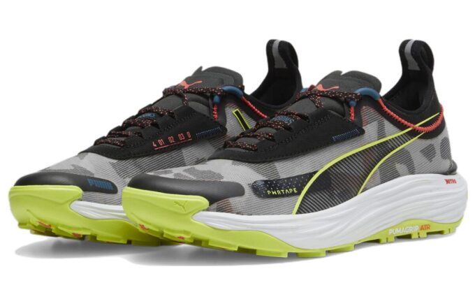 Zapatillas de trail running Voyage NITRO 3 “Gris, negro y verde”