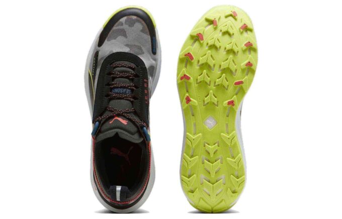 Zapatillas de trail running Voyage NITRO 3 “Gris, negro y verde”