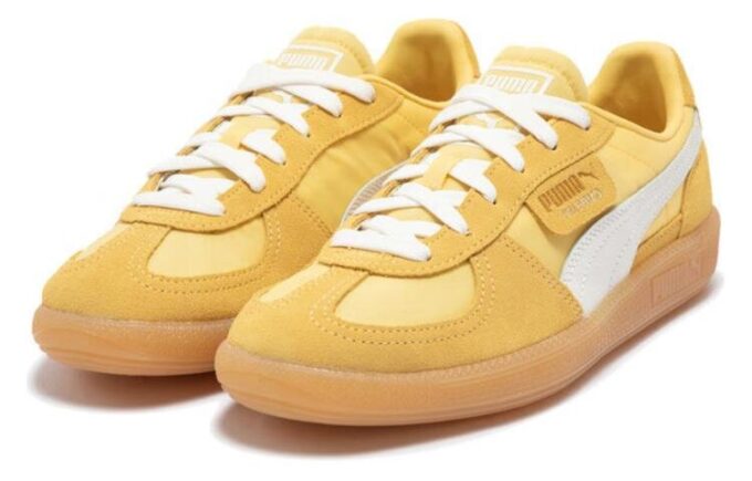 Zapatillas de verano Palermo de nailon en color amarillo