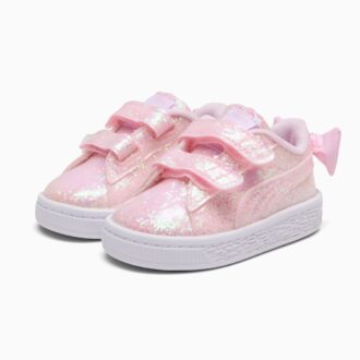 Zapatillas deportivas fáciles de poner y quitar para niños pequeños con lazo metálico de cesta