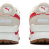 Zapatillas deportivas informales Space Lab Athleisure unisex blancas y rojas