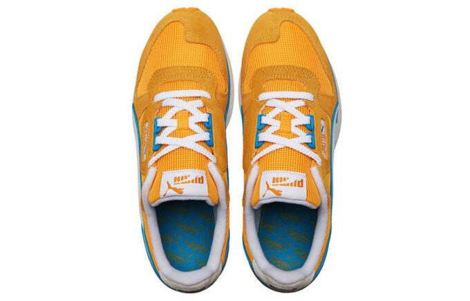 Zapatillas deportivas informales Space Lab Contrast Athleisure unisex amarillas