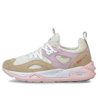 Zapatillas deportivas informales Trc Blaze Athleisure unisex marrón blanco rosa