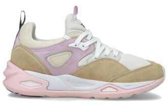 Zapatillas deportivas informales Trc Blaze Athleisure unisex marrón blanco rosa