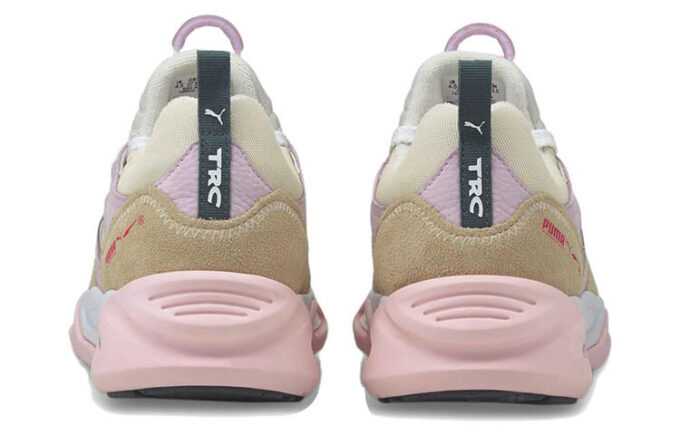 Zapatillas deportivas informales Trc Blaze Athleisure unisex marrón blanco rosa