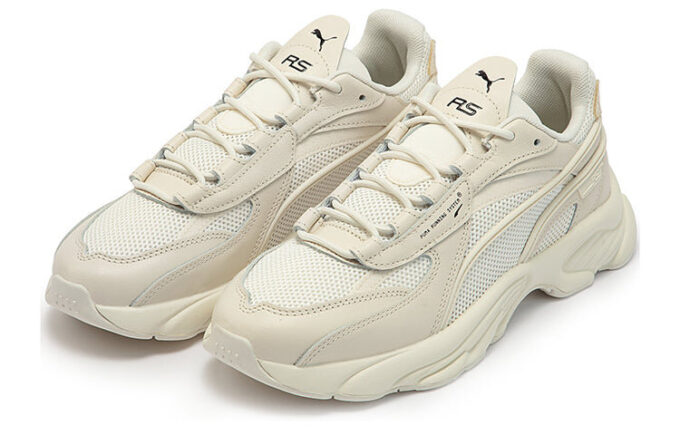 Zapatillas deportivas informales unisex Rs-Connect Athleisure en blanco cremoso