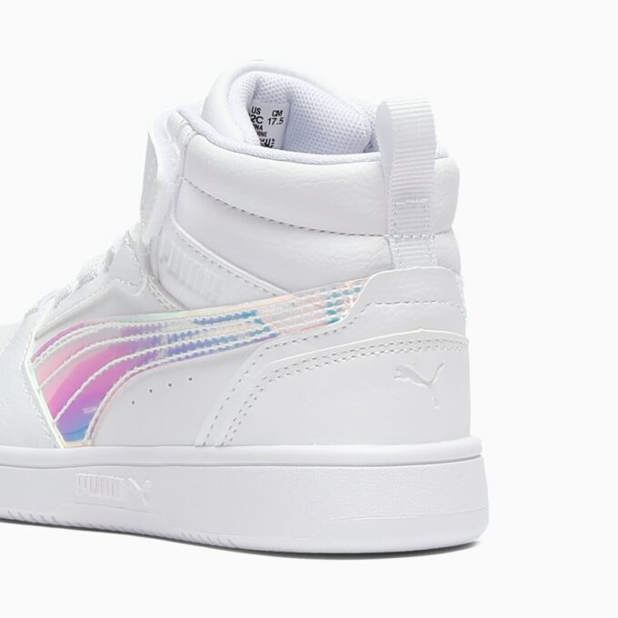 Zapatillas deportivas Rebound V6 Shine de caña media y fácil de poner para niños pequeños Zapatillas deportivas Rebound V6 Shine de caña media y fácil de poner para niños pequeños