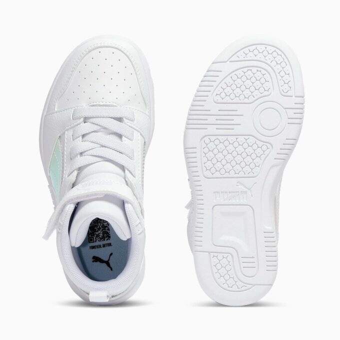 Zapatillas deportivas Rebound V6 Shine de caña media y fácil de poner para niños pequeños Zapatillas deportivas Rebound V6 Shine de caña media y fácil de poner para niños pequeños