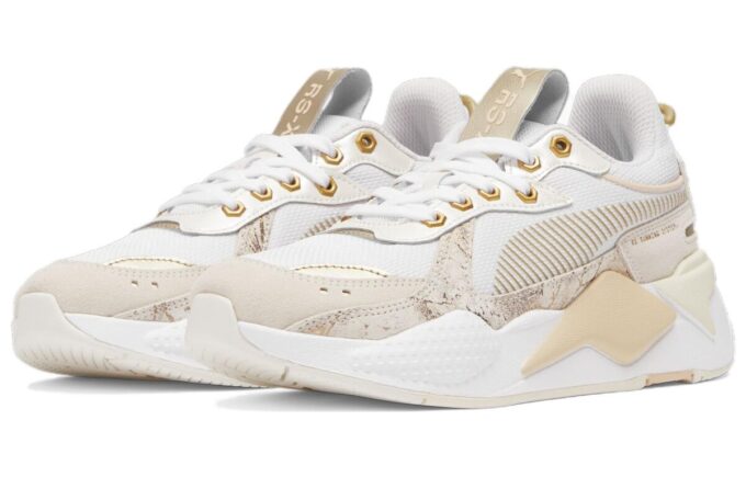 Zapatillas deportivas RS-X Glimmer “Blanco y beige” para mujer