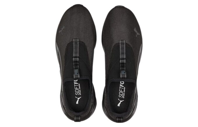 Zapatillas deportivas sin cordones “Black Dark Shadow” para todo el día
