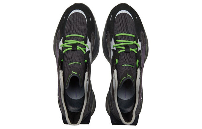 Zapatillas deportivas unisex ROARINGWILD x PUMA Pwrframe Op-1 negras y azules