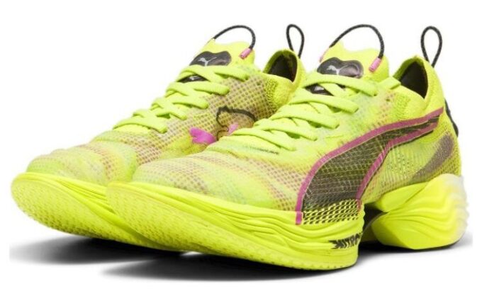 Zapatillas Fast-R Nitro Elite 2 para mujer, color verde, negro y rojo
