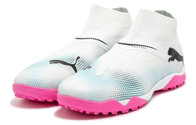 Zapatillas Future 7 Match + LL TT “Blanco y rosa”