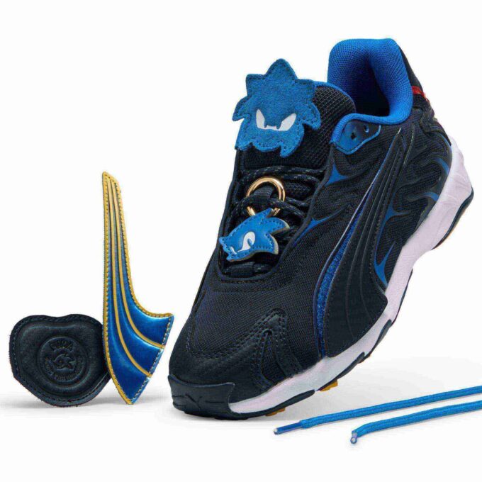 Zapatillas PUMA x SONIC THE HEDGEHOG Inhale Sonic para niños grandes Zapatillas PUMA x SONIC THE HEDGEHOG Inhale Sonic para niños grandes