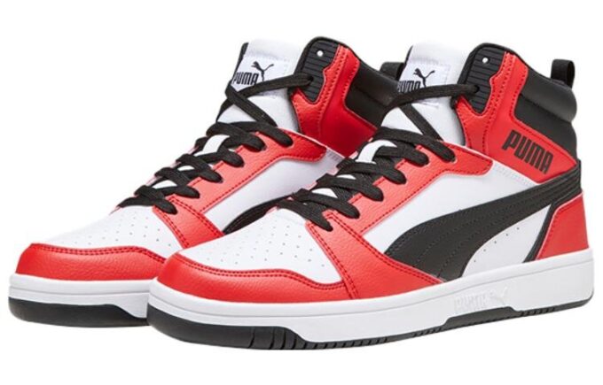 Zapatillas Rebound “Rojo, Blanco y Negro”